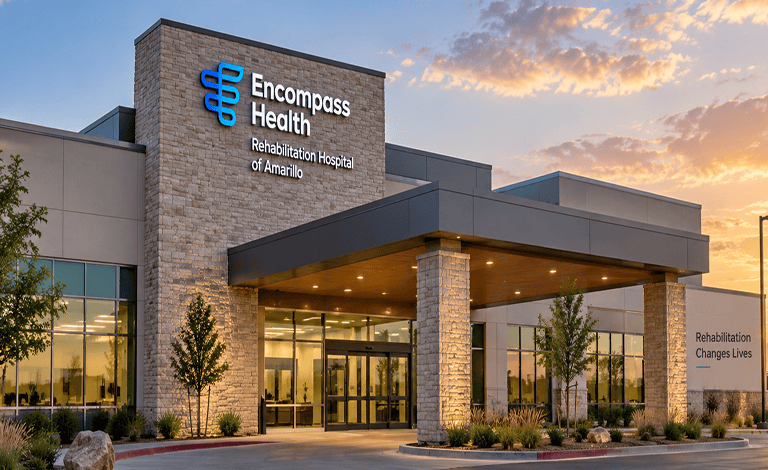 Rehabilitation Hospital of Amarillo, a joint venture of Encompass Health and BSA Health System exterior